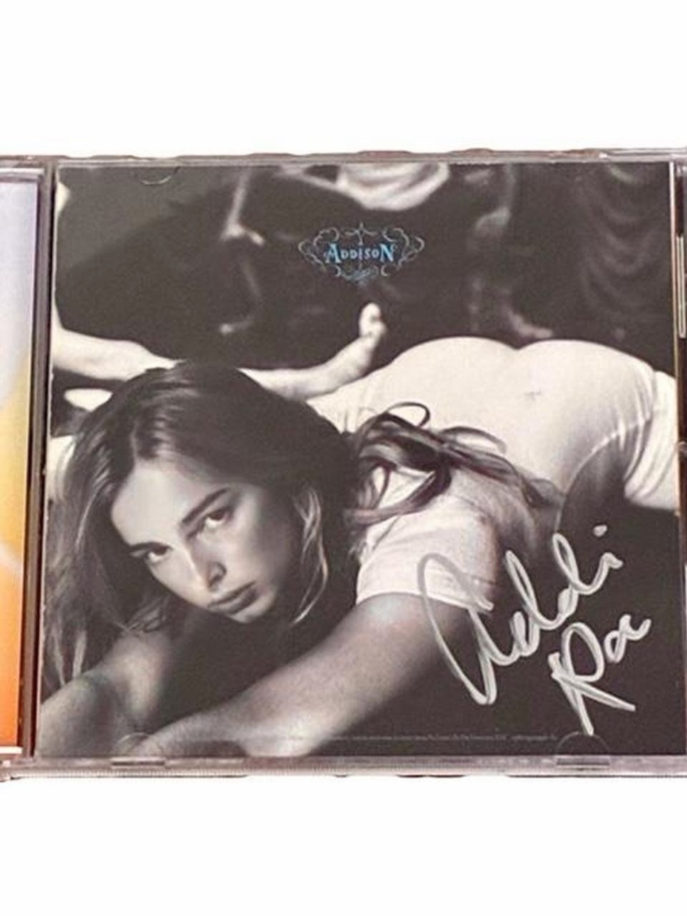 addison rae signed autographed cd album